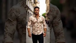 Men's Retro Casual Floral Print Stretch Lapel Long Sleeve Shirt#manlytshirt #ootd #mensfashion #fyp