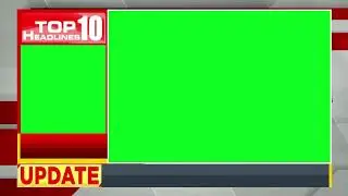 Green screen news frame video  | news frame Free download  | Top 10 Green screen news frame