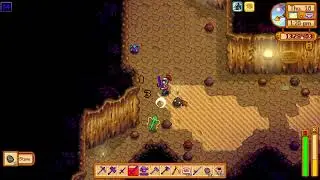 Stardew Valley:  Blocking Serpents with your sword and then finishing it with your Dagger