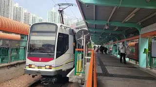 [由山景出發]輕鐵751線改道列車往天逸行車片段 Light Rail Route 751 Shan King - Tin Yat