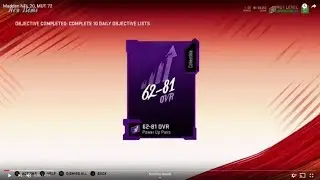 Madden NFL 20, MUT 72 Power Up Pass