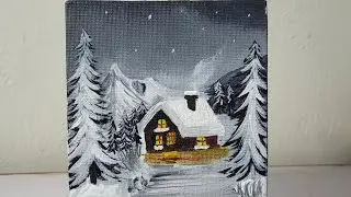 A warm home in a cold world ❄️🏠✨#diy#artshorts#drawing #art #howtodrawanime#shorts #trending#artist