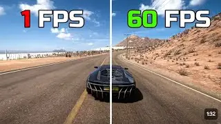 Forza horizon 5 l 1 fps vs 10 fps 15 fps 30 fps 45 fps 60 fps 
