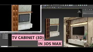 How to design TV cabinet in 3DS MAX: #InteriorDesign #3ds MaxTutorial