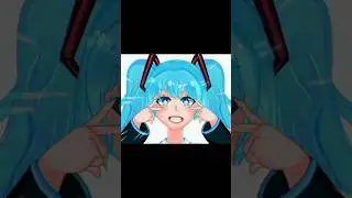 𝐌𝐢𝐤𝐮 𝐌𝐢𝐤𝐮 𝐁𝐞𝐚𝐦 (𝙶𝙻𝟸+𝙰𝚛𝚝)  #mikumikubeam #hatsunemiku #digitalart  #youtubeshorts