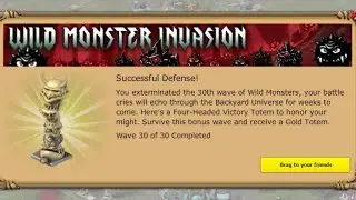 Backyard Monsters Refitted - Wild Monster Invasion Wave 30