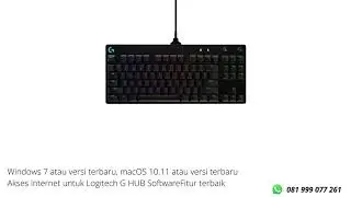Harga dan Spesifikasi Logitech G PRO X GX BLUE CLICKY 920-009239 Mechanical Gaming Keyboard #shorts