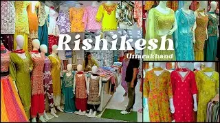 ऋषिकेश me त्रिवेणी घाट ki सुंदर मार्केट || Market Walker Nitin