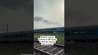 One of the fastest trains running in India at 149kmph #pinakini #indianrailways