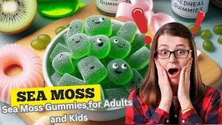 Sea Moss Gummies with Apple Cider Vinegar, Bladderwrack, and Burdock Root