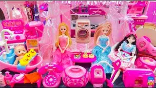 Who can resist! 12 Minutes AS MR Immersive Review of Barbie Princess Bed Bedroom Toy