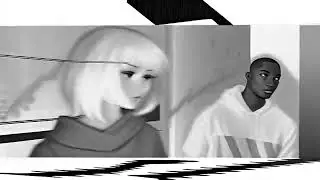 &ldquo;Quicksilver Saves Everyone&rdquo; - Abstract Grayscale