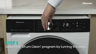 How to clean a drum of a Hisense washing machine