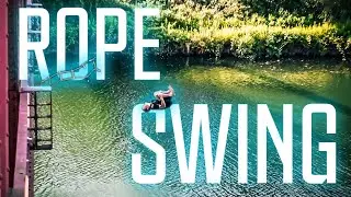 ROPE SWING an alter EISENBAHNBRÜCKE! // German VLOG