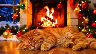 Peaceful Christmas Music for Cats & Humans to Sleep