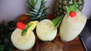 Let&rsquo;s Make Pineapple And Coconut Juice It&rsquo;s So Tasty |   Pineapple Juice | Refreshing Summer Drinks