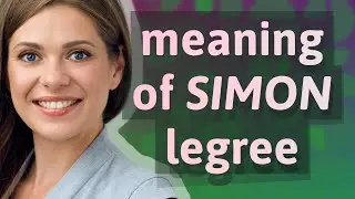 Simon legree | meaning of Simon legree
