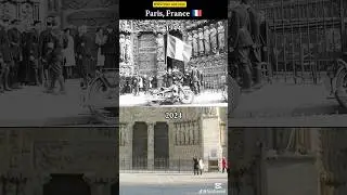 WW2 then and now paris France 1944vs2025#ww2#dday#paris#france#britain#thenandnow#history#ytshorts