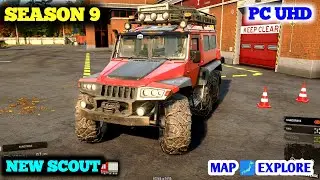 Snowrunner Seasion 9 Map Exploration With Scout Car/Online Playing Snowrunner Anybady Can Join Game