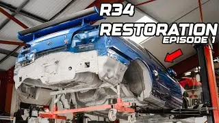 The R34 GTR restoration begins | EP 1 strip down and prep