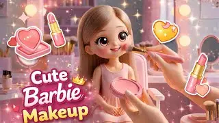 Doll Makeup Video 💄📸 | Barbie makeup for kid's💞