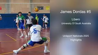 James Dordas | Libero Highlights | 2025 Unisport Nationals