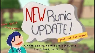 Upcoming Runic Island Update Info! | Doodle World Roblox