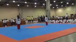 2015 TX Championships 10-11Female Single Poomsae Division