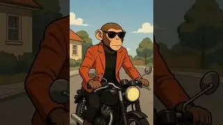 Stylish Monkey Ki Masti😎#monkeyvideo #cartooncartoonv ideomon keydance #allcartoon