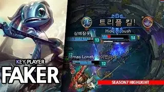 Faker Fizz 14/4/4 운영으로 승부하는 페이커 (하이라이트)