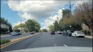 Driving from Somerset to Montgomery Mall, Maryland 🚗 | Explore Montgomery County Suburbs 🇺🇸