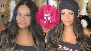 A HAT WIG?! Amazon Wig Wig Review under $20 | Full Cap Wig | Collab w/ Ebingoo