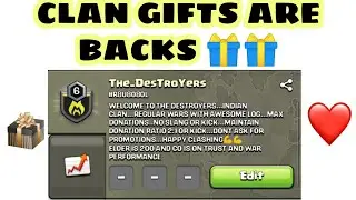 || CLAN GIFTS ARE BACK || CLASH OF CLANS || COC KE BADSHAH |