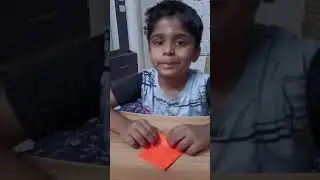 Origami tiger face