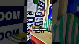 Wisdom classes bareilly for best coaching Neet aspirants #wisdom #shorts #khansir #khansirmotivation