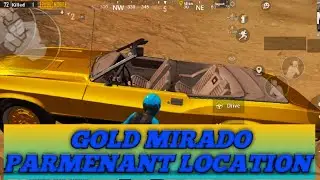 Pubg mobile Find golden mirado car Top secret location