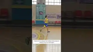Marius Ferrer attacks the middle, kickout pass to Anthony Cruz for the floater!O-League #GloriaADios