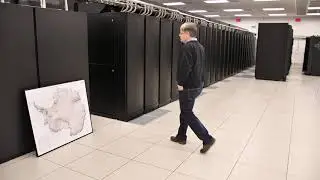 PGC Director Paul Morin Walking the Length of Supercomputer Blue Waters