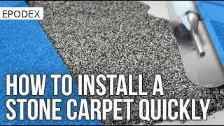 How to Install a Stone Carpet | Complete DIY | EPODEX