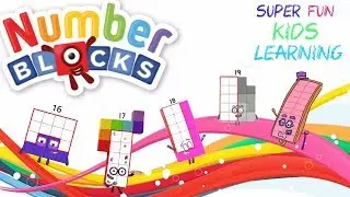 How To Draw Numberblocks 16 - 20 Numberblocks Drawings Numberblocks Coloring Pages Numberblock 20