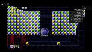 Classic Sonic Simulator Test Zone Act 1 and Act 3