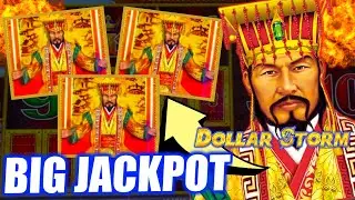 High Limit DOLLAR STORM JACKPOT Playing MAX BET Emperor’s Treasure!