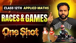 🔥RACES & GAMES ONE SHOT Class 12 Applied Maths🚀 |  CA Ankush Raj | Sri Kautilya