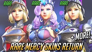These *RARE* Mercy Skins Are Back! 😇 Top 500 Mercy Gameplay - Overwatch 2