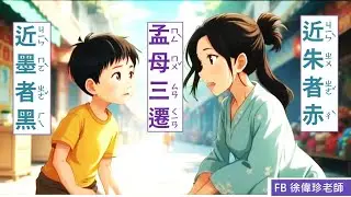 孟母三遷近朱者赤，近墨者黑