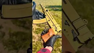 Gold VZ 61 #military #airsoft #guns