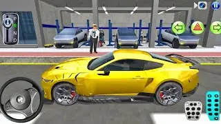 New Car & Tesla Cyber Truck Parking in Repair Shop - 3D Driving Class 2026! Android iOS Gameplay