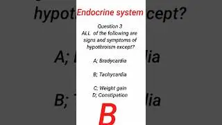 Endocrine system questions and answer part 2/#endocrinesystem #viralvideoshorts  #nclextips #viral