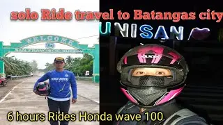 solo motor Ride travel san Francisco Quezon province to Batangas city
