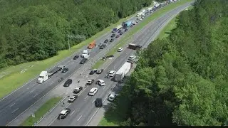 Two elderly victims reported in car crash on I-95 north in Nassau County